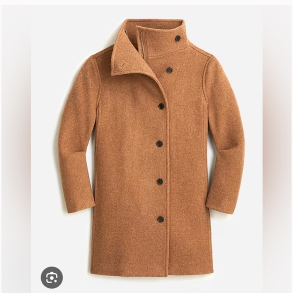 Brand new J. Crew Villa coat in Italian stadium-cloth size OP